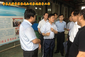 市長孟祥偉蒞臨我公司參觀指導工作